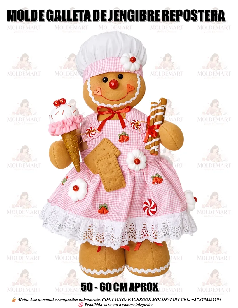 Molde Galleta de Jengibre Repostera