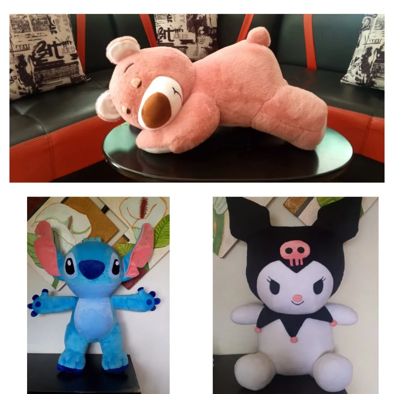 Molde Lotso, Molde Stitch, Molde Kuromi